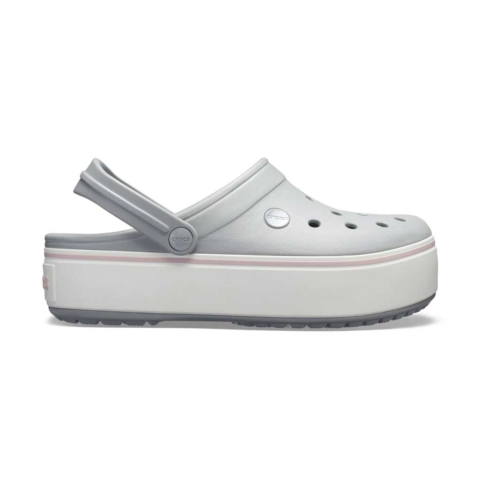 Zuecos: Crocs Crocband Platform Clog Lila