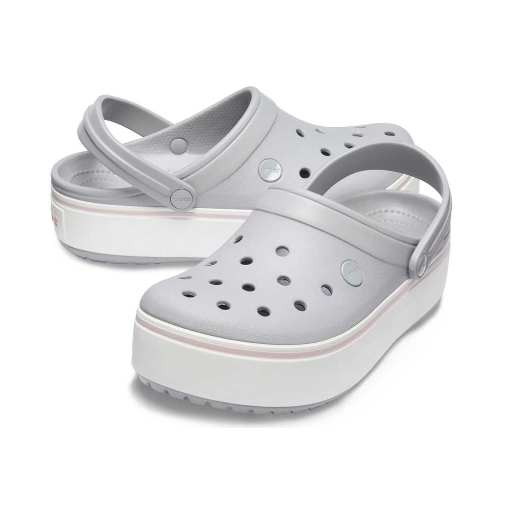 Zuecos: Crocs Crocband Platform Clog Negro
