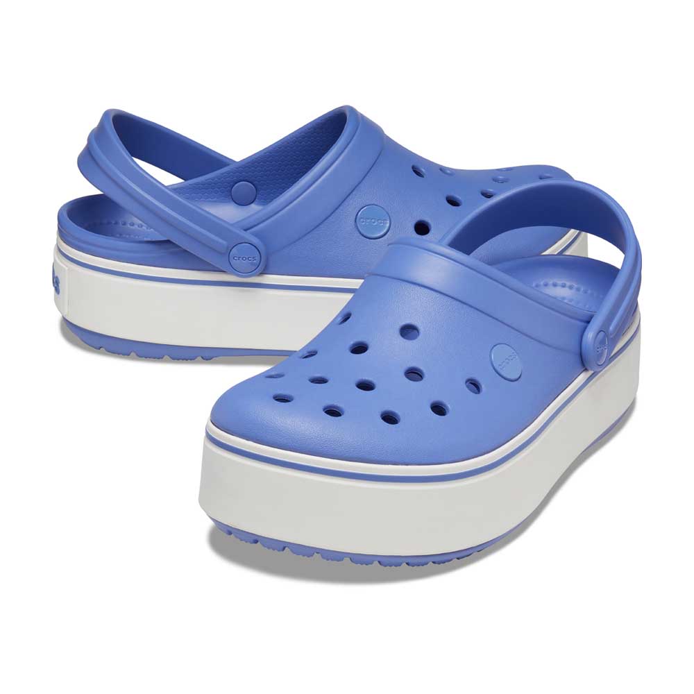 Zuecos: Crocs Crocband Platform Clog Lila